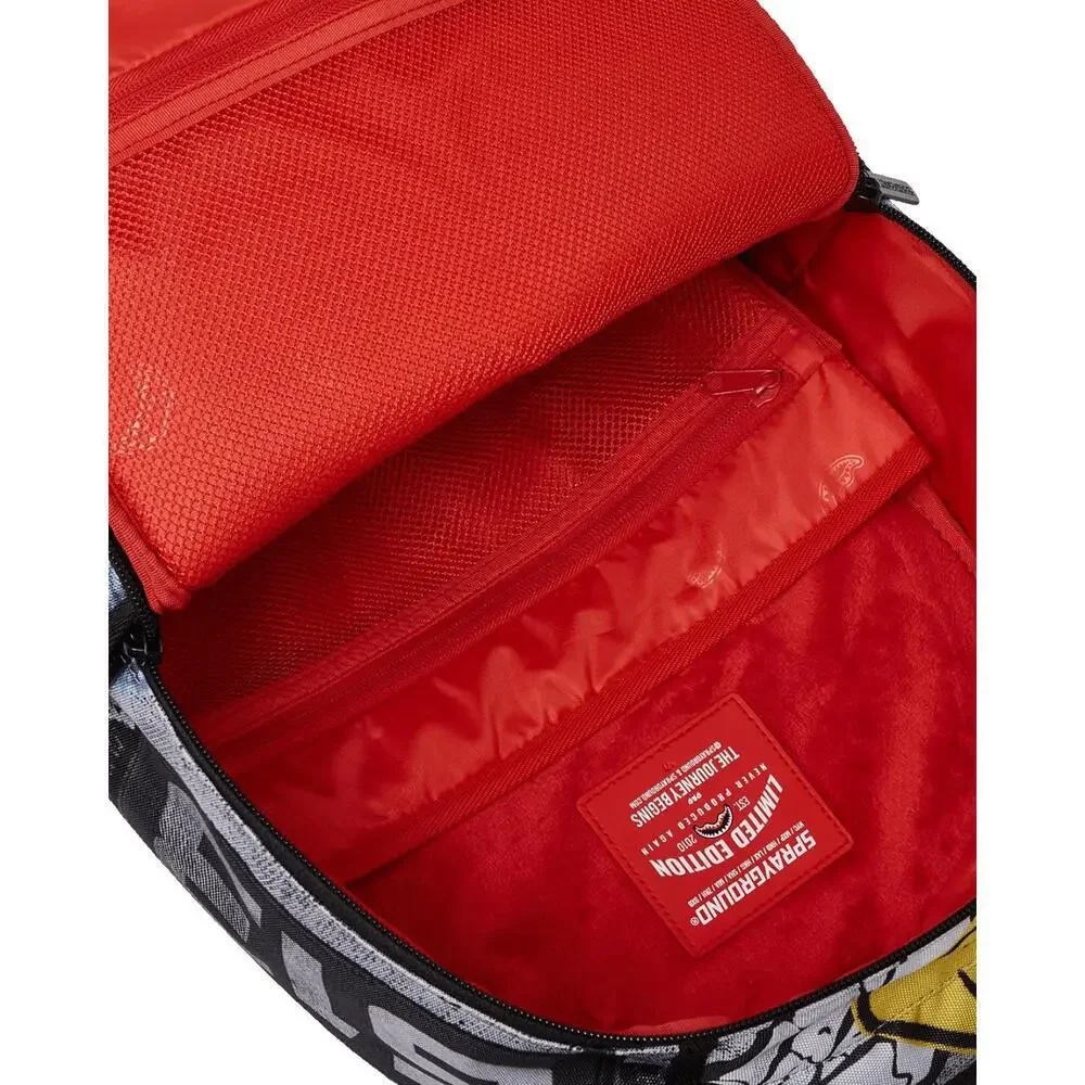 Sprayground Patchwork Punk DLXR Unisex Multicolor Graphic Print Backpack SPR39
